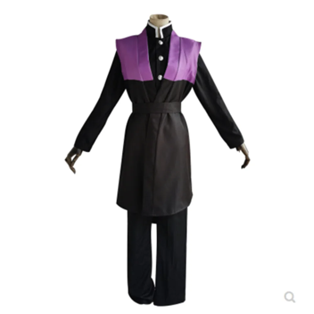 

Demon Slayer Anime Cosplay Unisex Set Kimetsu No Yaiba Costumes Shinazugawa Genya Cosplay Costume Kimono Uniforms Jersey