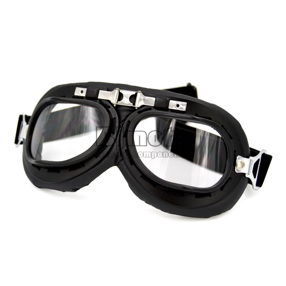 Vintage Motorcycle Goggles Glasses Retro Pilot Cruiser Steampunk Motocross Classic ATV Bike UV Protection Sunglasses | Автомобили и