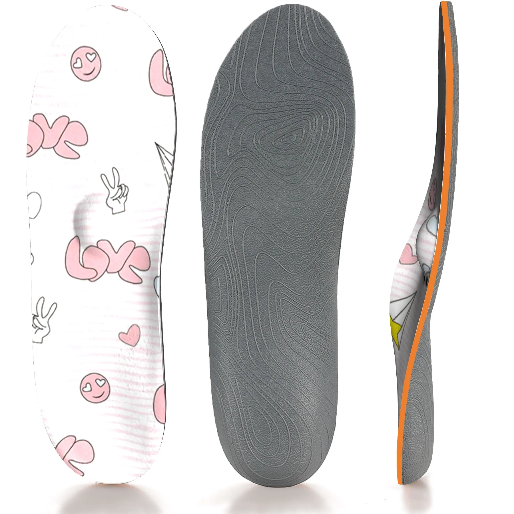 High Elastic Insole Multifunctional Parkour Flat Arch Insole Unisex Shoes
