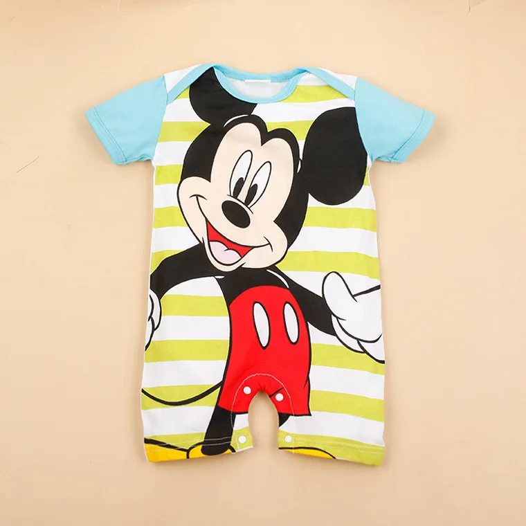 Детский комбинезон для новорожденных летняя одежда мальчиков и девочек с