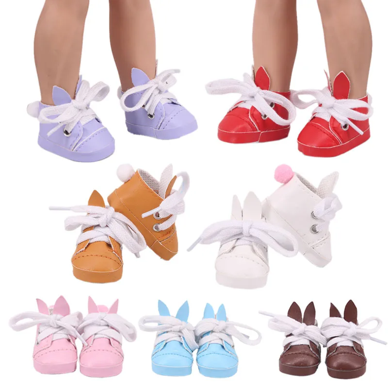 

5Cm Rabbit Ear Doll Shoes For 14.5 Inch Wellie Wisher Doll&&Nancy&Blythe&Paola Reina BJD EXO Doll Clothes Accessories DIY Toys