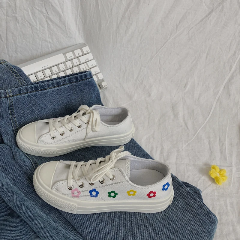 Женская парусиновая обувь Новинка 2020 года Модные дышащие женские повседневные