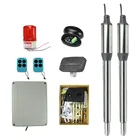 Электрический линейный привод переменного тока 220 В, поршневой Электрический привод 300 кг, Открыватель поворотных ворот, фотоэлементы, лампа, беспроводная клавиатура опционально