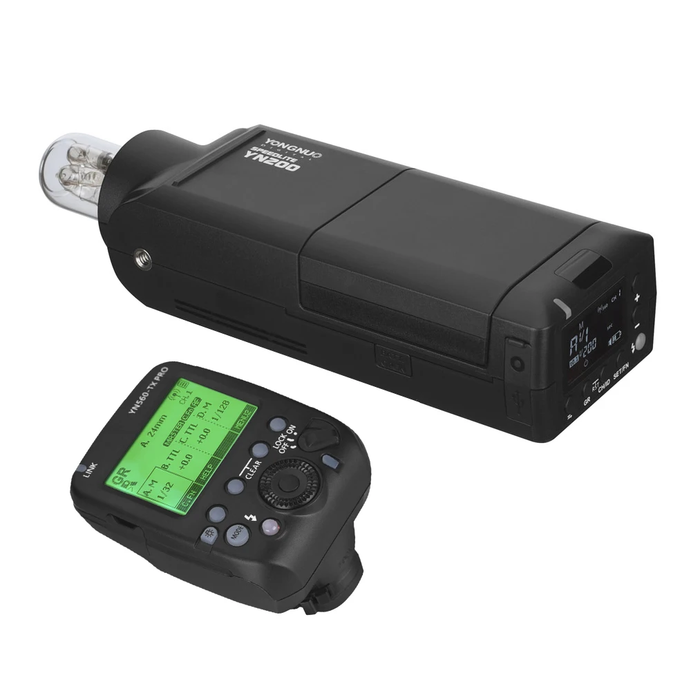 YONGNUO YN200 TTL вспышка с фотовспышкой для Nikon 200w GN60 1/8000s Высокоскоростная