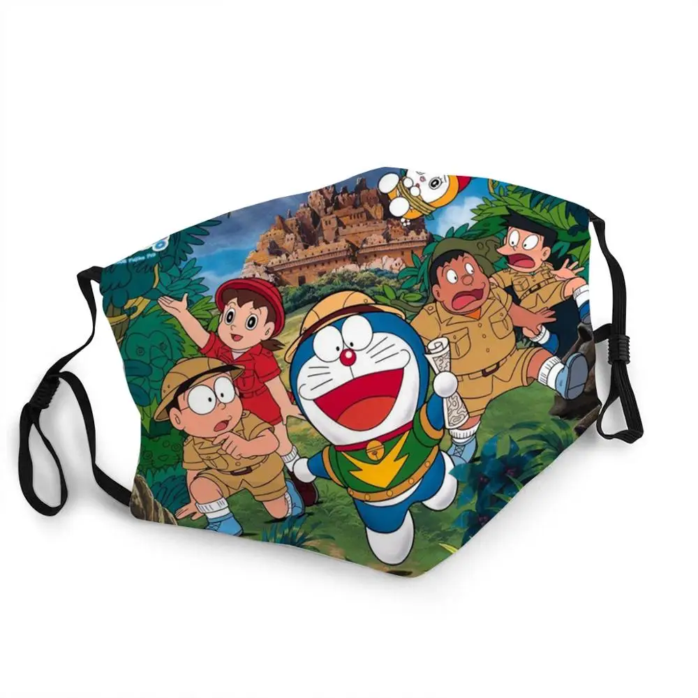 Японская Классическая маска Аниме Doraemon многоразовая Антибактериальная магазин