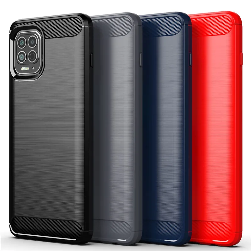 

For Motorola Moto Edge S Case For Motorola Moto Edge S Cover Shockproof Silicone Carbon Fiber Protective Bumper For Moto Edge S