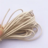 chenkai diy rope 10m 1 5mm waxed twisted waxed cotton string line thread cord for silicone baby teether beads necklace jewelry