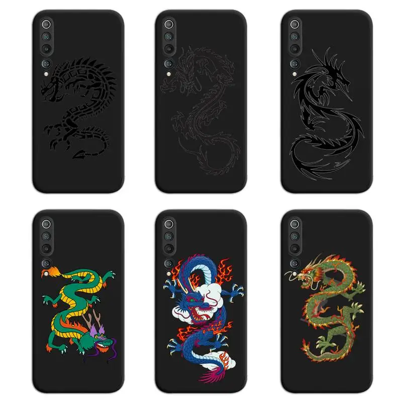 Чехол для телефона с изображением китайского дракона Xiaomi Mi Note 10 Lite 9T Pro xiaomi CC9