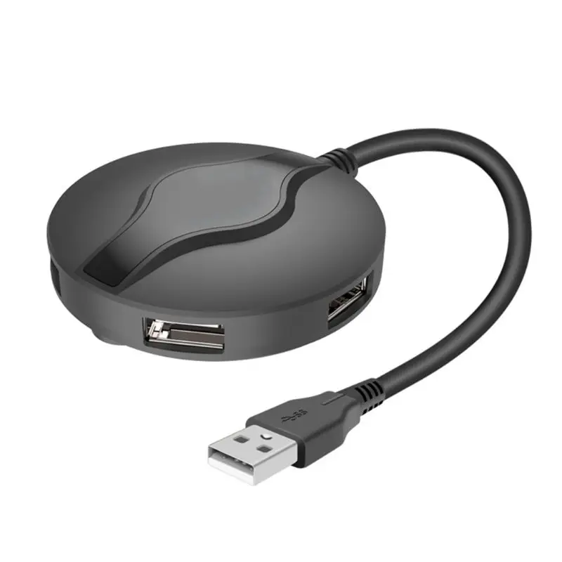 

4Port USB HUB Adapter USB2.0 Splitter Multi Expander for PC Laptop Cellphones