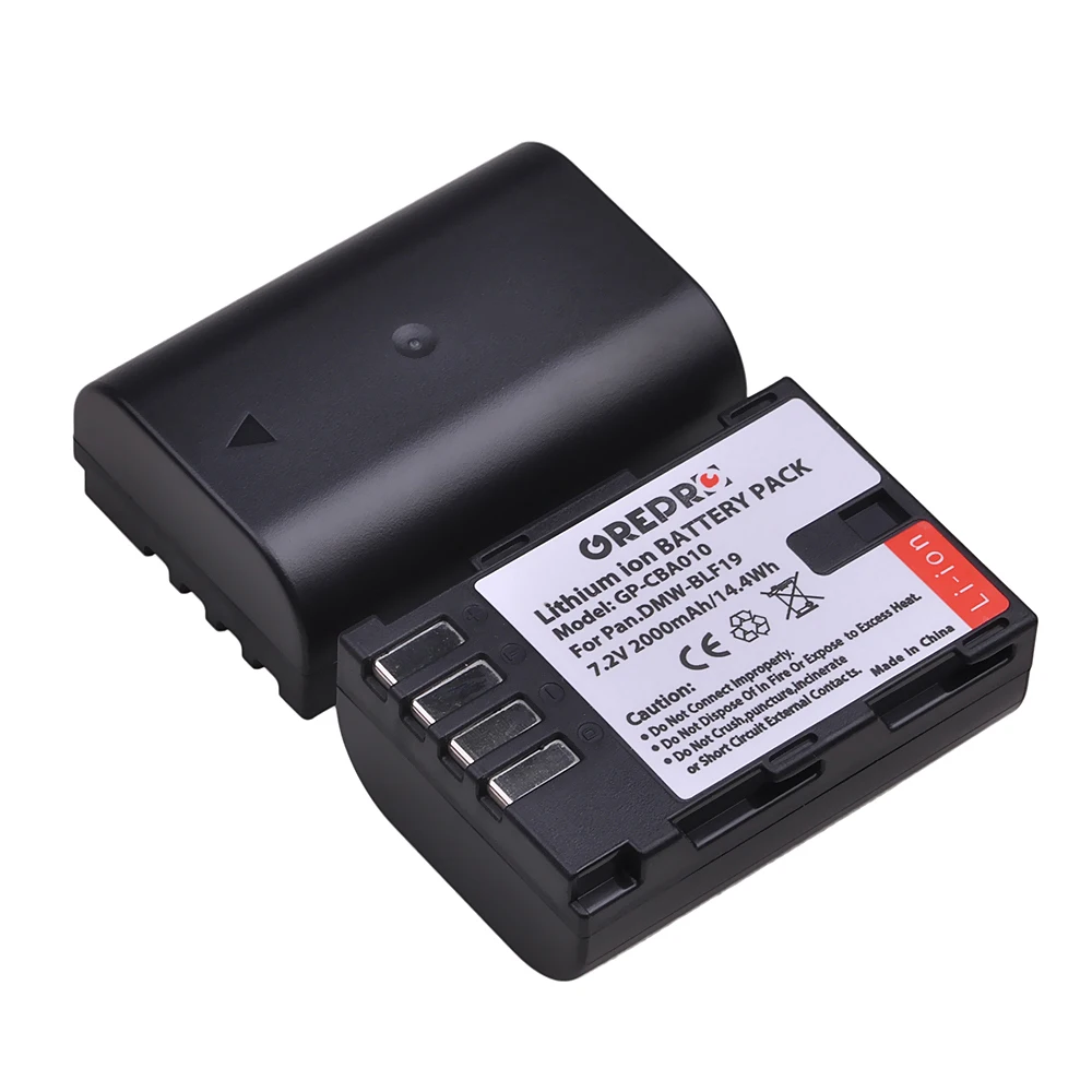 DMW-BLF19 DMW BLF19e BLF19 Battery + Build-in USB Charger with Type-c for Panasonic Lumix GH4 DC-G9 DC-GH5 GH3 DMC-GH3K DMC-GH4K |