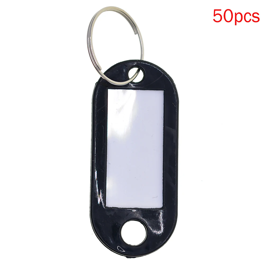 50 шт. Цвет Фул Ключ ID Этикетки Разделение кольцо брелок для ключей в ассортименте