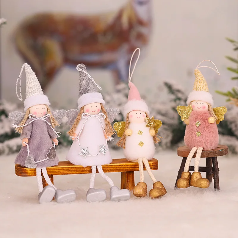 

2022 Christmas Angel Doll Xmas Tree Ornament Christmas Decoration for Home Natal 2021 Navidad Decor New Year Gifts