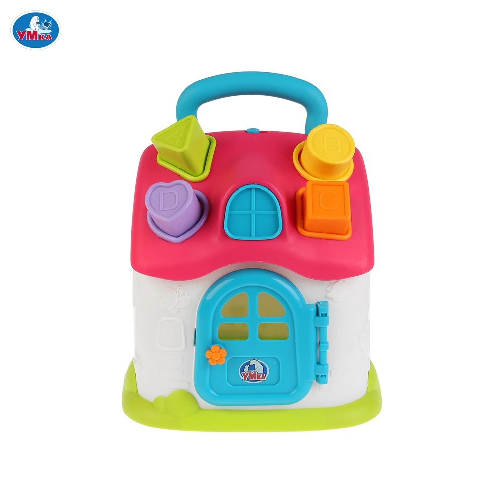 Говорящий сортер домик УМКА 4 песни на стихи М.Дружининой про формы 278436|Игрушки