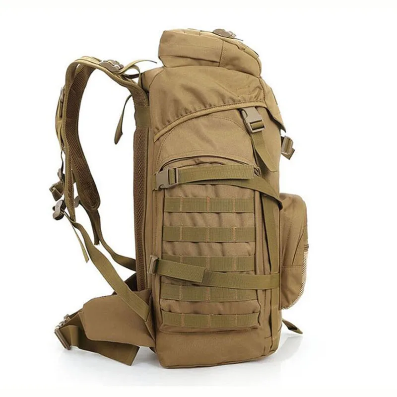 Molle 60L рюкзак для кемпинга тактическая сумка военный большие водонепроницаемые