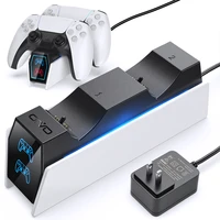 for ps5 controller charger wireless controller charging dock station for playstation 5 joystick gamepad charger useu plug