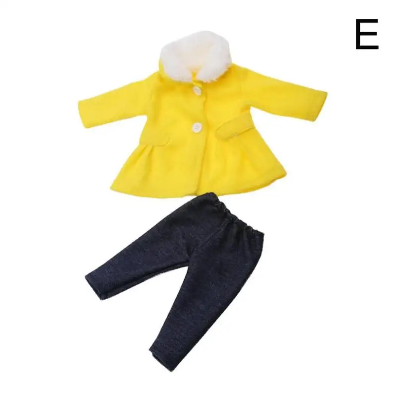 

New Fashion 18 Inch Doll Clothes Leisure Handmade Doll Gift Outfit Kids Doll Toys Girl Accessories Toys R3N6