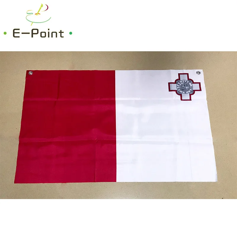 

Full size European Flag of Malta Top Rings Christmas Decorations for Home Flag Banner Gifts