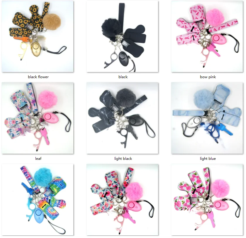 

2021 Женская сигнализация набор персональных брелоков для самозащиты, будильник, брелок для самозащиты, безопасность для девочек