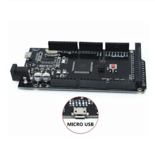 Tenstar Robot MEGA2560 R3 MEGA2560(ATmega2560-16AU CH340G) USB Совместимость Мега 2560 - Цвет: MEGA2560-Micro USB