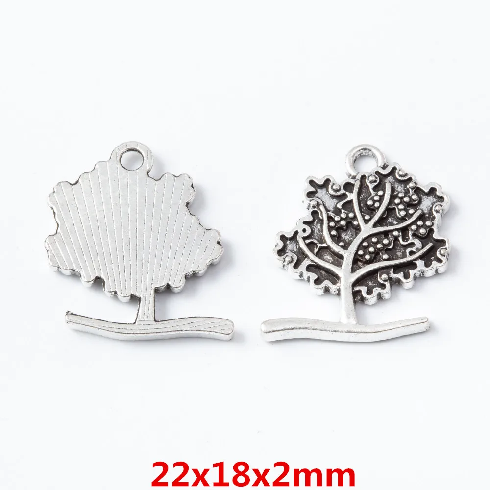 

Кулон в виде дерева из цинкового сплава, 25 штук