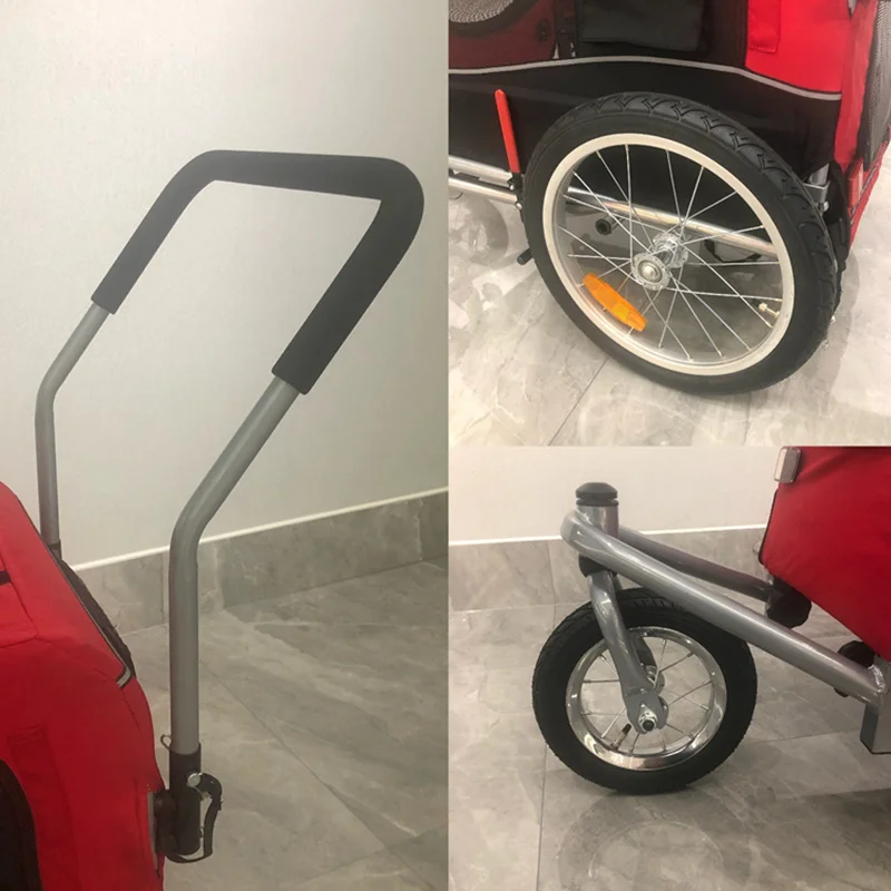 Прогулочная коляска ALWAYSME с 3 колесами тележки на колесиках подходит для собак