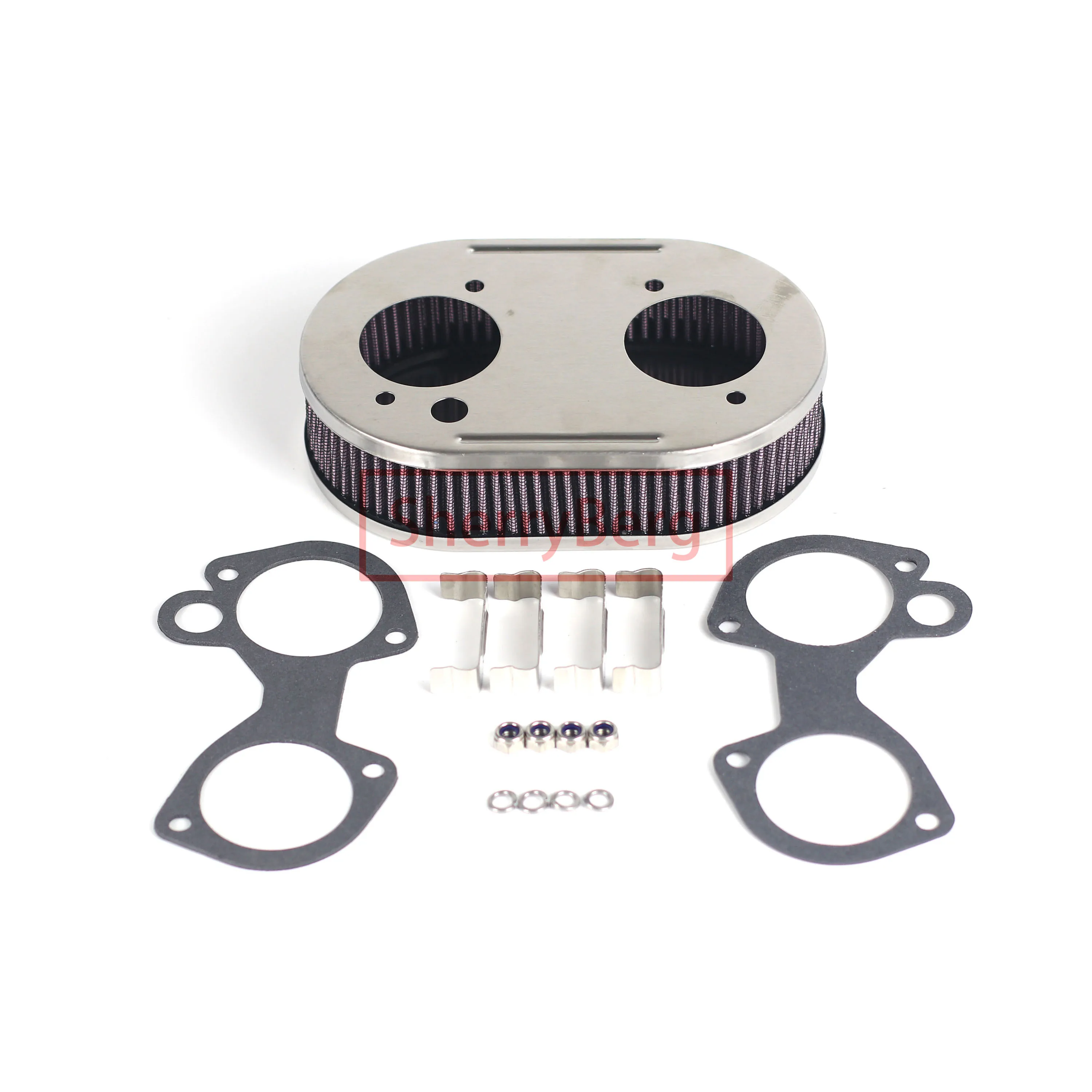 

Комплект воздушного фильтра SherryBerg для карбюратора Solex EMPI WEBER DCOE и DELLORTO DHLA Карбюратор Carb 40 45 48 Dcoe (45 мм)