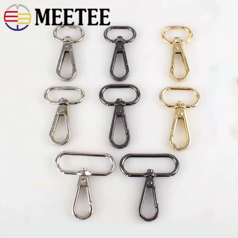 Meetee 10 шт. металлический ошейник для собак, сумка с пряжкой, сумка на ремешке, брелок для ключей, самостоятельное творчество, ремесла, аксессуары F4-1