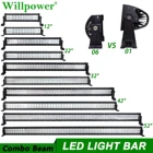 Светодиодсветильник фара на крышу автомобиля, 12, 22, 32, 42, 52 дюйма, для Jeep, Dodge, Chevy, пикапа, 4x, 4 фары, решетка для внедорожника светодиодный ная фара, противотуманная фара