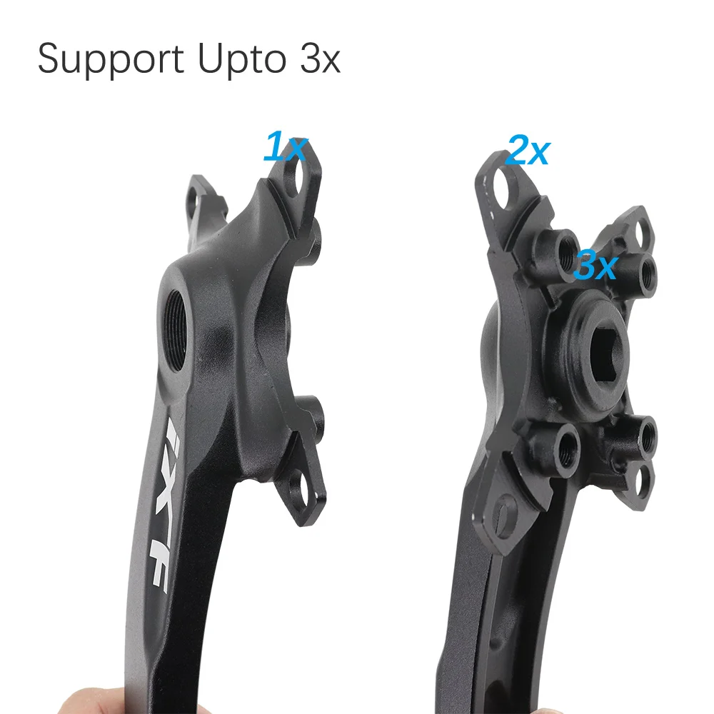 IXF MTB Кривошип квадратный велосипед 104bcd Deckas звезда 170 мм 175 hollowtech 30t 32 34 36 38 горный