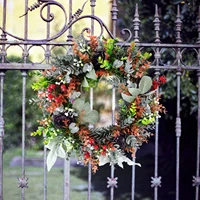 christmas front door hanging garland holiday home products pumpkins berry garland halloween decorations