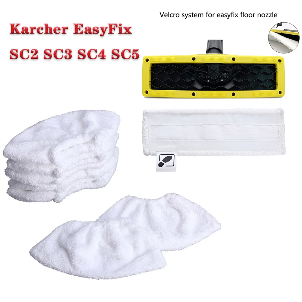 

Сменная Паровая швабра, тканевая Накладка для очистки, тканевая Накладка для Karcher EasyFix SC2 SC3 SC4 SC5, запасные части для паровой швабры