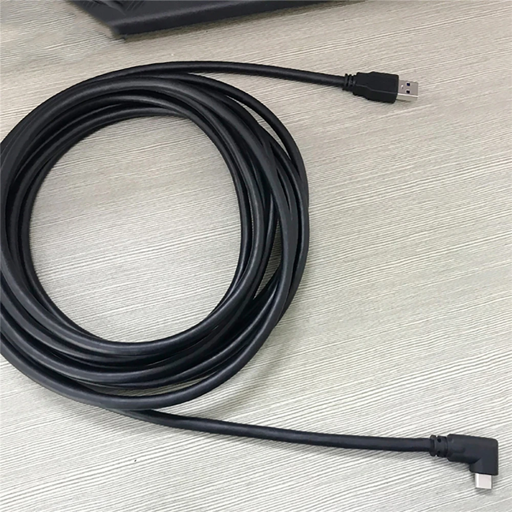 

4 метра USB 3,1 кабель передачи данных Тип C кабель 90 градусов для Oculus Quest 2 Link VR игровая гарнитура аксессуары