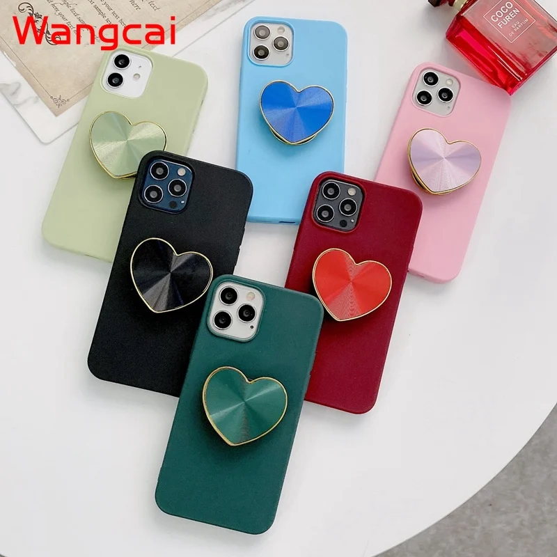 heart holder stand glitter case for oneplus 9 pro 8t 8 pro 7t pro 7 pro 6 6t soft shinning phone cover free global shipping
