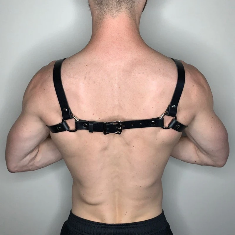 Высококачественное нижнее белье из искусственной кожи мужские упряжки БДСМ