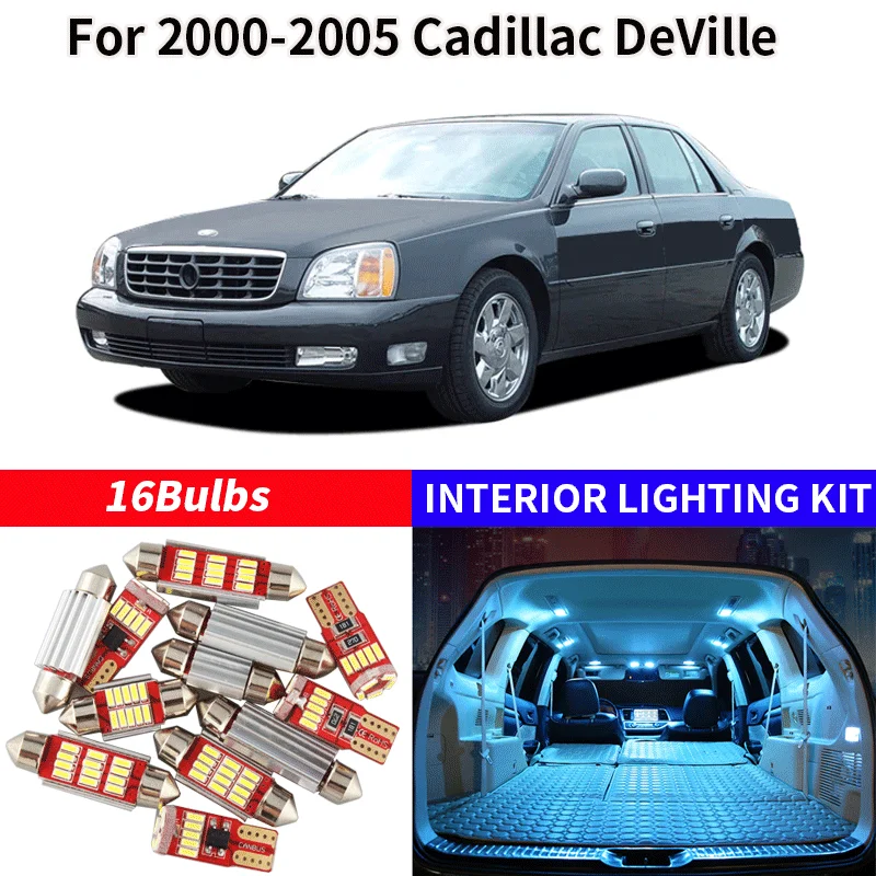 16X Технические параметры для интерьера автомобиля 2000 2001 2002 2003 2004 Cadillac DeVille