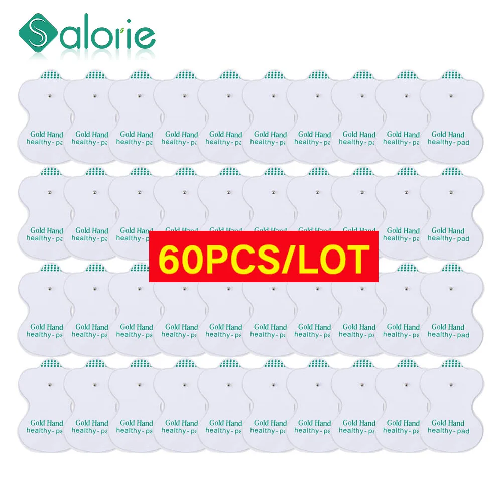 60 шт./лот электроды для медицинского ухода массажные подушечки цифровых