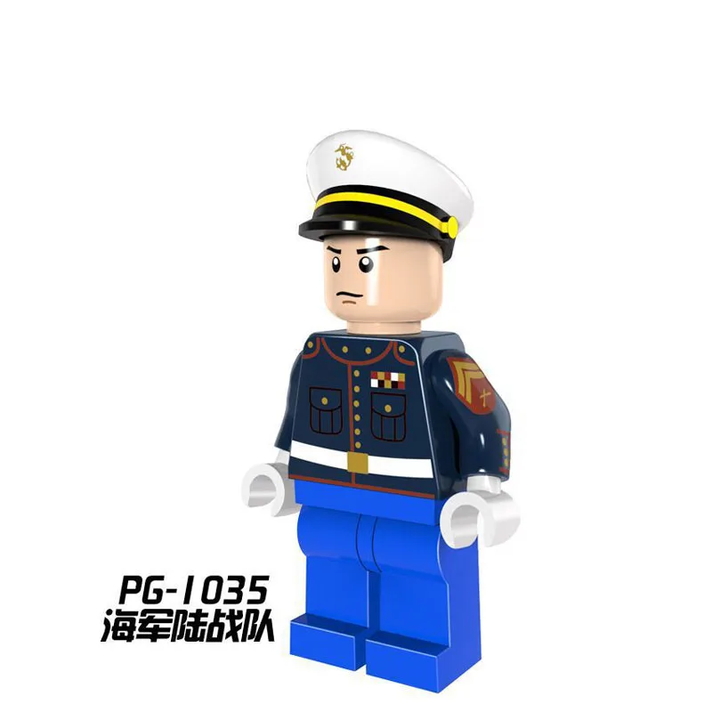 PG8062 Одиночная продажа строительные блоки Супер Герои военные специальные