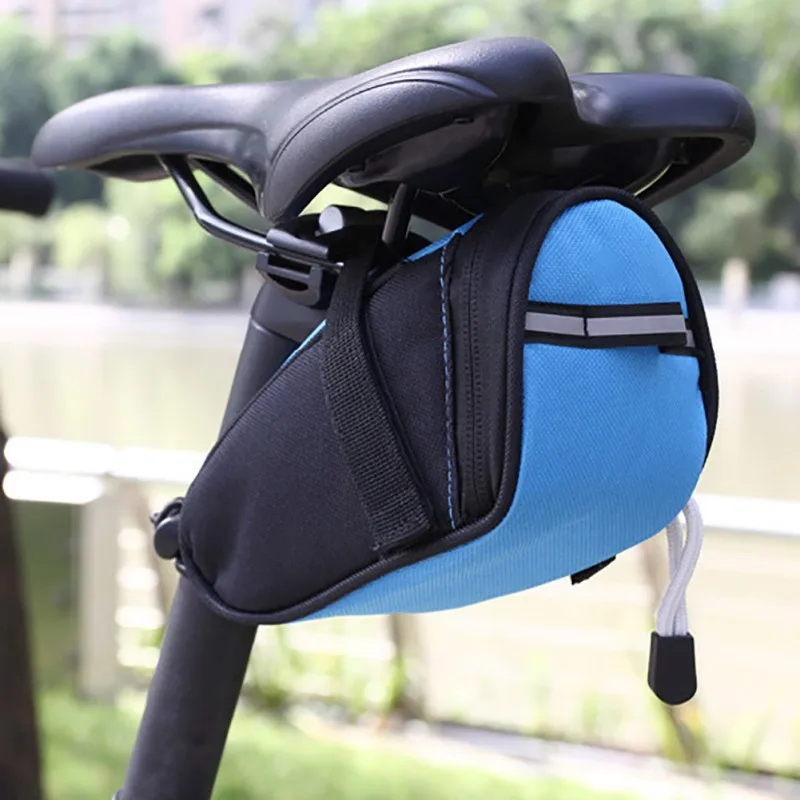 

Bike Bags Waterproof Bicycle Saddle Bags Seat Cycling Tail Rear Pouch Bag Riding Storage Saddle Bicycle Bags & Panniers th