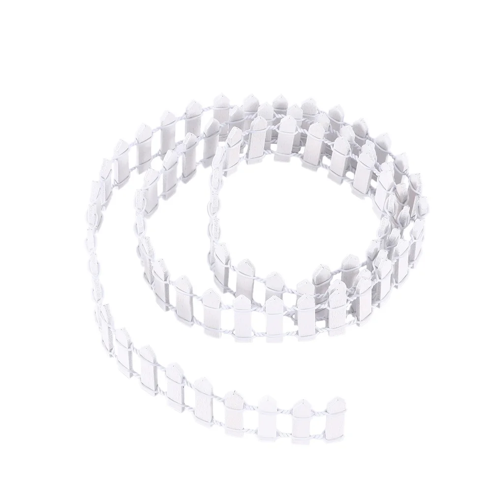 100 см * 3 миниатюрный маленький деревянный забор Сделай Сам кукольный домик