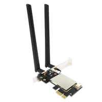pcie wifi card adapter bluetooth dual band wireless network card repetidor adaptador for pc desktop wi fi antenna pci m 2 ngff