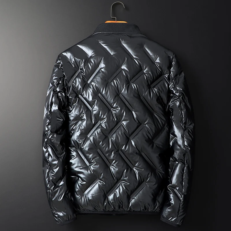 Мужская водонепроницаемая куртка BATMO зимняя на 80% белом утином пуху большие