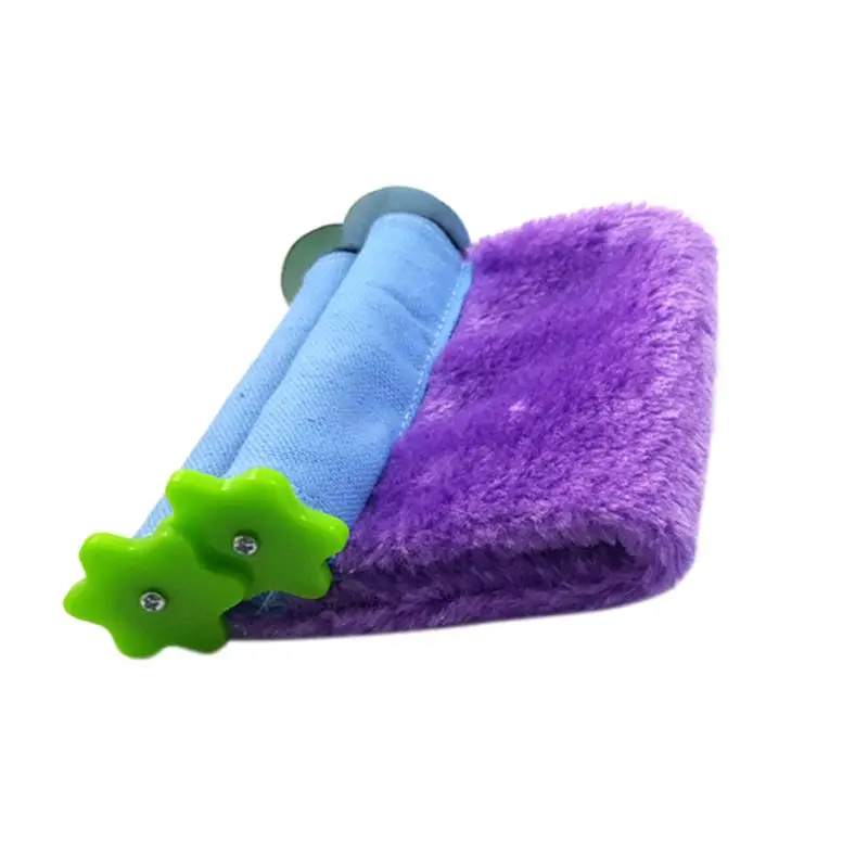 Фиолетовый Warm Bird Nest Hammock Parrot Cockatiel Hamster Chinchilla Cage Sleeping Bed - Цвет: Фиолетовый