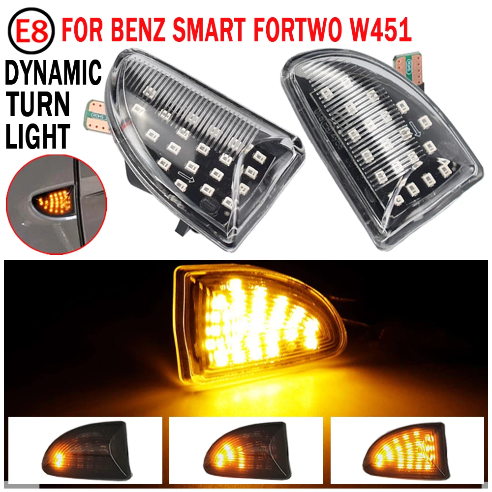 

Боковой указатель указателя поворосветильник для Mercedes Benz для Smart Fortwo W451 2007 2008 2009 2010 2011 2012 2013 2014