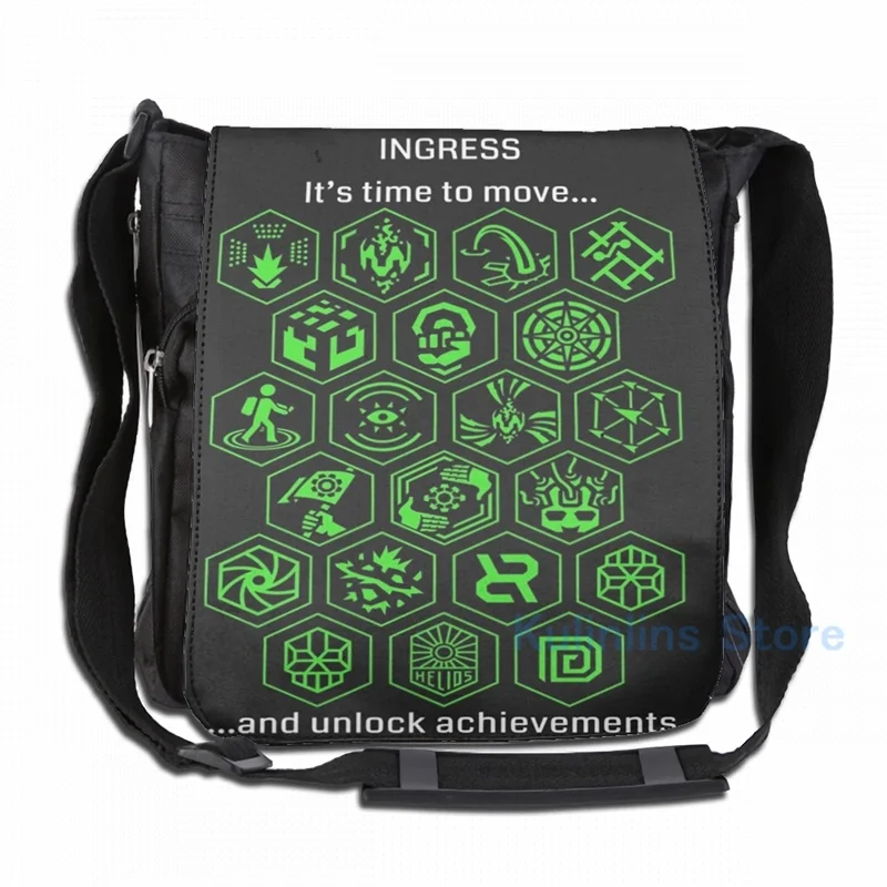 Забавная графическая печать достижения Ingress просвещенный рюкзак с USB-зарядкой