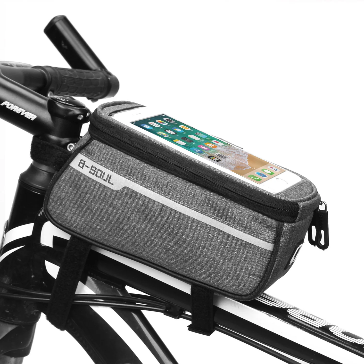 

Bike Bag Front Phone Bicycle Bag For Bicycle Tube Waterproof Touch Screen Saddle Package For 6inch Phone Case Bike Accessories