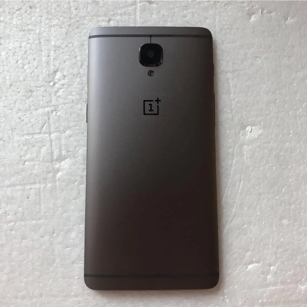 Оригинал 100% ONEPLUS 3 3T Металлическая задняя крышка корпуса Сменный Чехол на заднюю