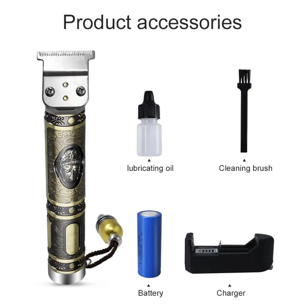 

T9 Electric Hair Trimmer Shaver Rechargeable Hair Cutting Machine for Men Beard Hair Trimmer Set