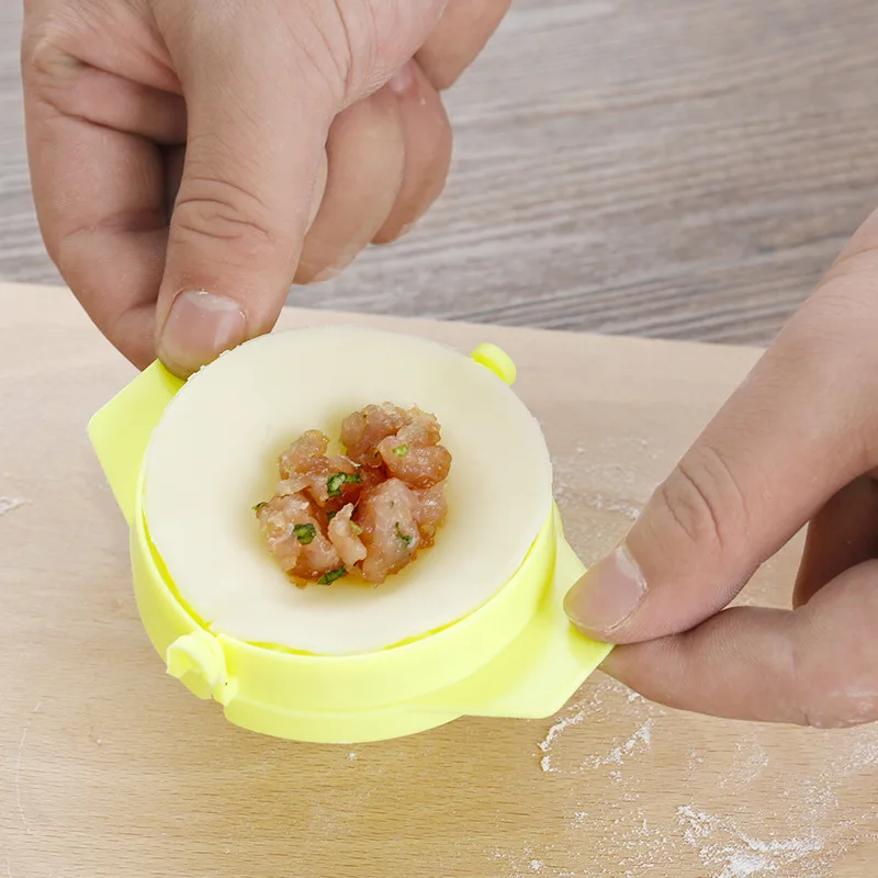 Пластиковые DIY клецки плесень китайская еда Jiaozi машина тестопресс пирог Скрипки
