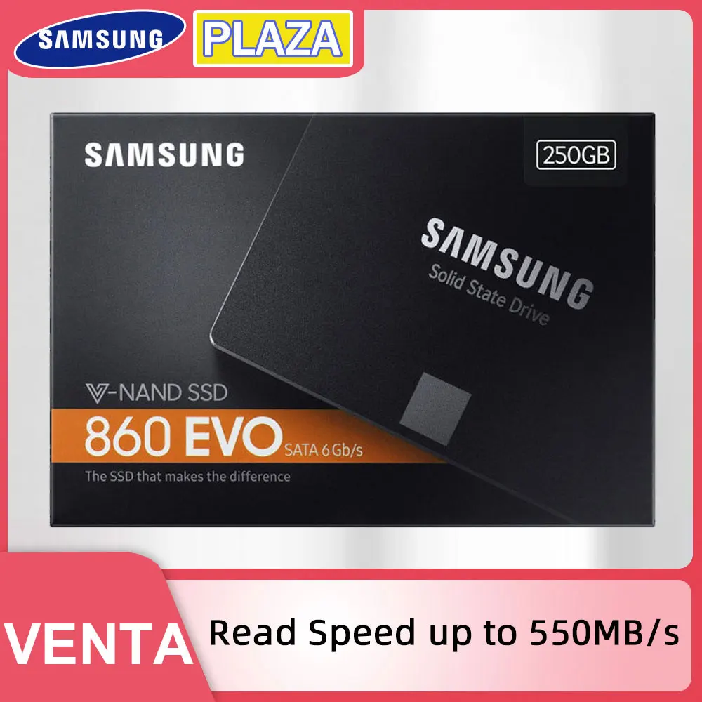 Внутренний твердотельный накопитель SAMSUNG SSD 860 EVO 250 ГБ жесткий диск SATA3 2 5 для