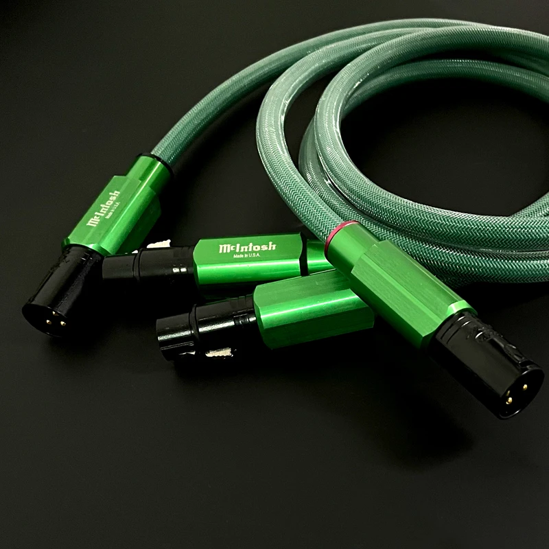 Макинтош аудио 4n Медь соединение Xlr кабель с зеленым Штекер hi-end зарядный разъемом